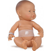 Paola Reina - Babypop Bebitos - Meisje met Navelbandje (42cm)