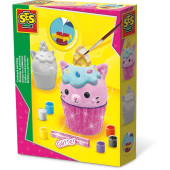 SES Gieten en Schilderen - Cupcakes Kat 