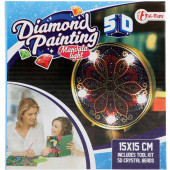 Toi Toys - Diamond Painting - Mandala met Lamp - 18 x 16 x 3 cm