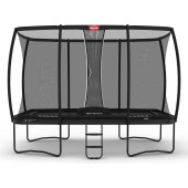 BERG Trampoline Ultim Champion Regular Zwart 500 + Safety Net DLX XL