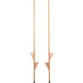 Stelten natural gelakt beukenhout - 170 cm