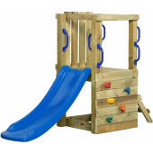 SwingKing - Speeltoren Irma Small + Glijbaan 120cm - Blauw