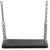 SwingKing Rubber Schommelzitje met Verzinkte Ketting (200cm)