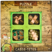 Eureka Junior Wooden Puzzles collection Groen