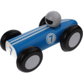 Jouéco Houten Raceauto 16 Cm Blauw