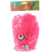 Fuzzybal Met Gezichtje Pluche 25 Cm Roze