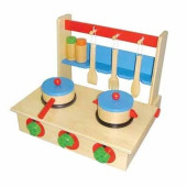 Playwood - Opklapbaar Houten Fornuisje 