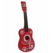 Houten Gitaar 58 cm - Rood