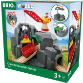 BRIO Crane & Mountain Tunnel - 33889