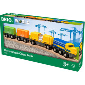 BRIO Vrachttrein met Drie Wagons - 33982