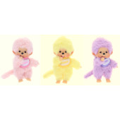 Monchhichi met slab 15 cm - pastel set van drie!