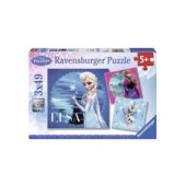 Ravensburger Puzzel -  Elsa, Anne & Olaf (3x49)