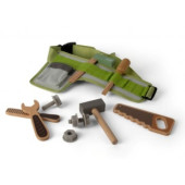 Dantoy - Gereeedschapsgordel met houten gereedschap 11-delig in doos
