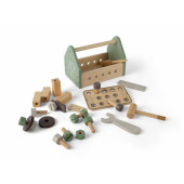 Dantoy - Houten gereedschapsbox 26-delig in doos