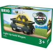 BRIO Lichtgevende Goudwagon - 33896