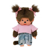 4905610253845 - Monchhichi Meisje Street Fashion 20 cm