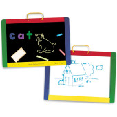 Melissa & Doug - Magnetisch krijtbord met 36 magneten, krijt, wisser en viltstift