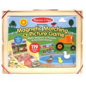 Melissa & Doug - Wooden Magnetic Matching Picture Game
