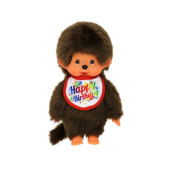 4905610242191 - Monchhichi Jongen Happy Birthday (20cm)