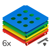Quadro Gaten Panelen Set - L (6st.)