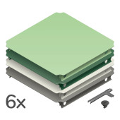 QUADRO - PANELEN SET L HOME - GROEN (6st.)
