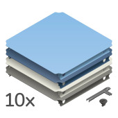 QUADRO - PANELEN SET XXL HOME - BLAUW (10st.)