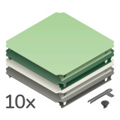 QUADRO - PANELEN SET XXL HOME - GROEN (10st.)