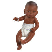 Paola Reina - Babypop Bebitos - Donker Meisje met Luier (42cm)