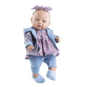 Paola Reina - Babypop Bebita - Meisje met Jasje (42cm)