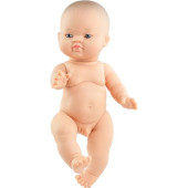 Paola Reina - Babypop - Aziatische jongen zonder kleren - 34cm