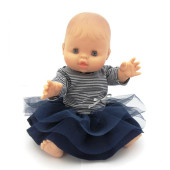 Paola Reina - Babypop Gordi Alicia - Blank meisje met kleren - 34cm
