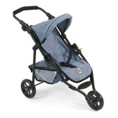 Poppenbuggy jogging Lola (jeans blauw)