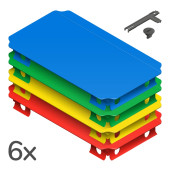 QUADRO - HALF PANELEN SET L (6st.)