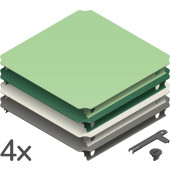 QUADRO - PANELEN SET S HOME - GROEN (4st.)