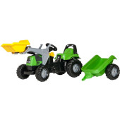 Rolly Toys - rollyKid Deutz-Fahr met Voorlader en Aanhanger