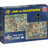 Jan van Haasteren - Safari & Storm 2in1 (2x1000)