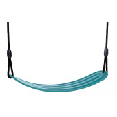 Dice - Soepel Schommelzitje Turquoise - Zwart Gevlochten Touw