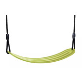 Dice - Soepel Schommelzitje Limegroen - Zwart Gevlochten Touw