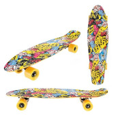 Skateboard - Cool Print Skul 60cm