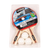 SportX Tafeltennis set - 2 bats met 3 ballen