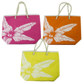 Strandtas Hibiscus - Roze