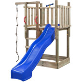 SwingKing - Speeltoren Mario + Glijbaan 250cm - Blauw