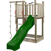 SwingKing - Speeltoren Mario + Glijbaan 250cm - Groen