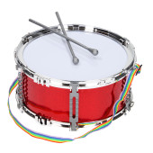 Trommel Rood met drumsticks