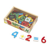 Melissa & Doug - 37 Houten Cijfer Magneetjes