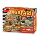 Melissa & Doug - Vloerpuzzel Safari (100)