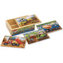 Melissa & Doug - Construction Puzzles in a Box