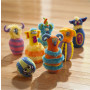 Melissa & Doug - Bowlingspel met opbergzak en 6 pluchen monsters