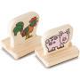 Melissa & Doug - Stempel set boerderijdieren, uitwasbare inkt