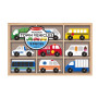 Melissa & Doug - Set Houten Stadsauto's